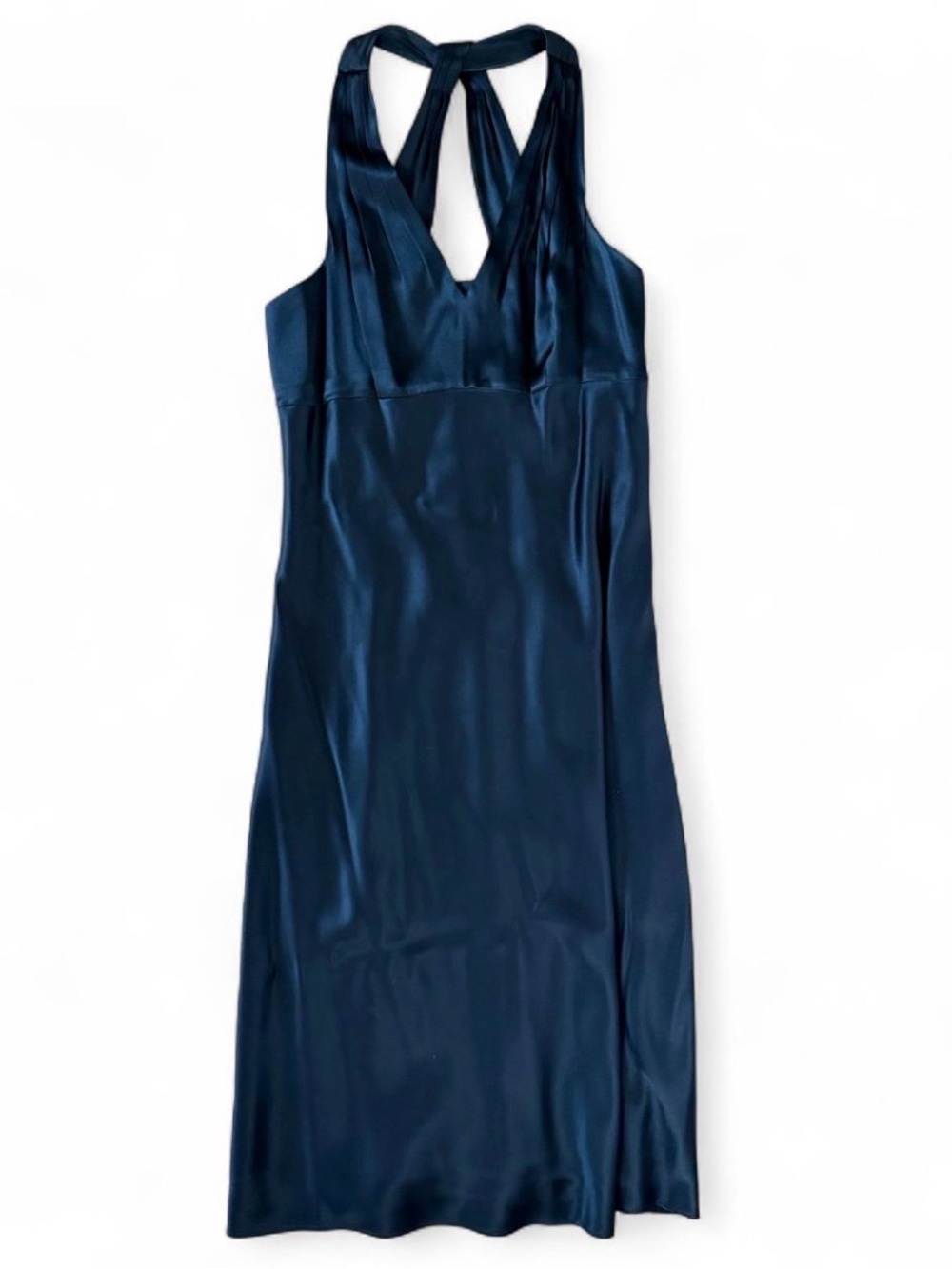 100% Silk Ann Taylor Halter Midi Dress
